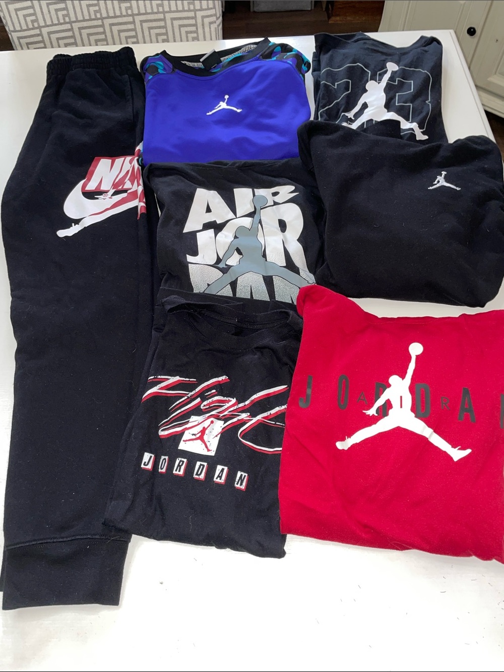 Jordan Nike 7 piece hoodie sweatshirt jogger lot size 12-13